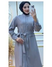 yeni tasarım trenç gri