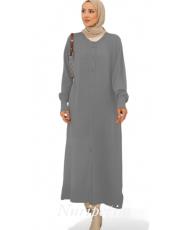 147 perfect rayon kabartmalı ceket gri