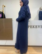 organze tül ceket takım 6703 saks