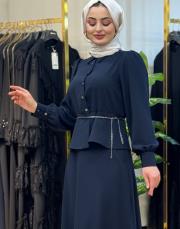 2188 sura etekli takım lacivert 3