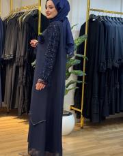 7203 uzun ceket abiye takım laci 3