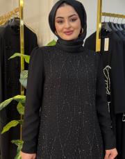 çapraz şerit swaroski taş 2051 siyah