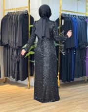 göğüs detay payet 2025 siyah 3