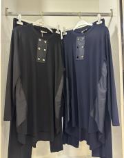 587 sandy pantalonlu takım lacivert