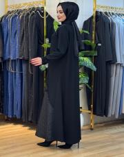 309 kapitone oysho elbise siyah 3