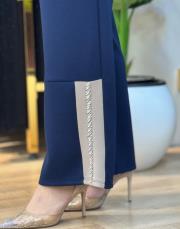 7604 taş işleme pantalonlu takım laci 4