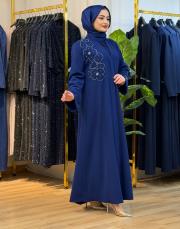 8245 ela abaya tek ındigo