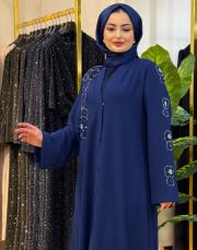8245 ela abaya tek ındigo 2