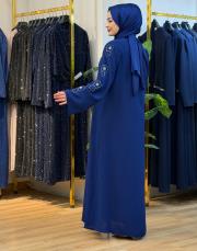 8245 ela abaya tek ındigo 3