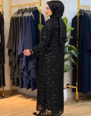 7506 pulpayet ikili abaya siyah 3
