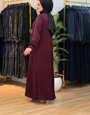 1241syr  elbise bordo 3