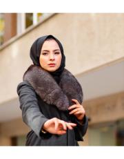 kaşe kürkü 9191 gri