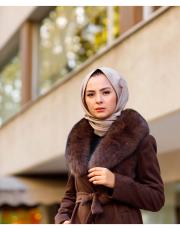 kaşe kürkü 9191 kahve