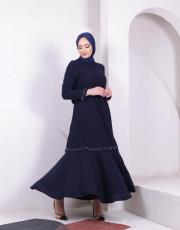 etek kol elde siyah taş işleme ferace 32086 laci 3