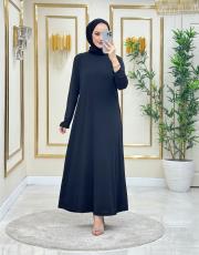 kollu sandy içlik tam boy 32180 siyah