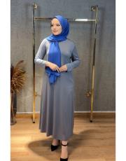 kollu sandy içlik tam boy 32180 gri