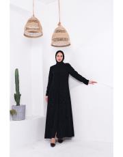 su damlası ferace 20233097 siyah 3