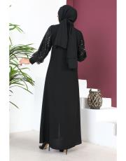 fermuar kol payet ferace  32293 siyah 3