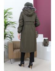 bondik mont kısa boy 88102 haki 5