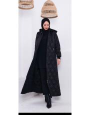 kapitone mont tam boy  94141 siyah 2